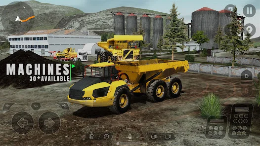 Snímek hry Heavy Machines & Construction — staveniště
