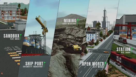 Snímek hry Heavy Machines & Construction — práce s technikou